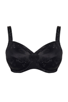Ulla Bügel-BH mit Blende, Damen, 70I, schwarz 