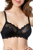 Simone Perele BH ohne Bügel, Damen, 75D, schwarz 