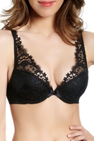 Simone Perele Triangel Push-Up-BH, Damen, 65D, schwarz 
