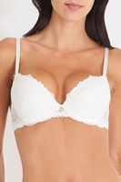 Aubade Push-Up-BH, Damen, 75E, weiß 