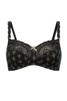 Rosa Faia Soft-BH ohne Bügel, Damen, 75A, schwarz 