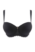 Aubade Komfort Bandeau-BH, Schalenform, Damen, 70F, schwarz 