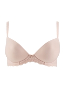 Aubade Push-Up-BH, Schalenform, Damen, 75E, beige 