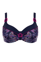 Ulla Bikini-Oberteil mit Bügel und Schaum, Damen, 70K, mehrfarbig 