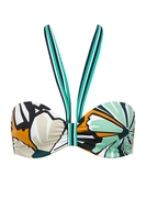 Chantelle Bandeau-Bikini-Oberteil, Damen, 70C, mehrfarbig 