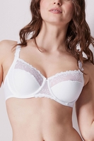 Simone Perele Bügel-BH, Vollschale extra Halt, Damen, 80G, weiß 