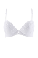 Aubade Push-Up-BH, Damen, 70A, weiß 