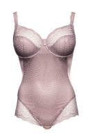 Ulla Body mit Bügel, Damen, 85F, violett 