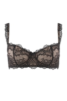 Aubade Halbschalen-BH, Damen, 70B, schwarz 