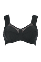 Anita Entlastungs-BH ohne Bügel, Damen, 75F, schwarz 