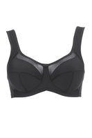 Anita Komfort-BH ohne Bügel, Damen, 120C, schwarz 