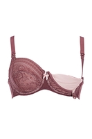 Anita Still-BH mit Bügel Fleur, Damen, 65I, violett 
