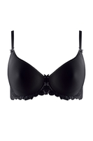 Aubade Spacer T-Shirt-BH, Damen, 65F, schwarz 