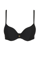 Marie Jo Bikini-Oberteil, Herzform unterlegt, Damen, 70A, schwarz 