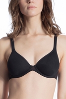 Calida T-Shirt-BH, Spacer-Cup, Damen, 80A, schwarz 