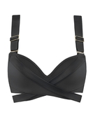 Marlies Dekkers Push-Up-Bikini-Oberteil, Damen, 70B, schwarz 
