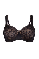 Rosa Faia Bügel-BH, Damen, 75H, schwarz 