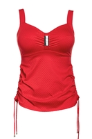 Ulla Tankini-Oberteil, Damen, 95E, rot 