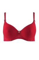Aubade Spacer T-Shirt-BH, Damen, 75D, rot 