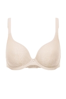 Conturelle Spacer-BH mit Bügel, Kreuzträger, Damen, 75B, beige 
