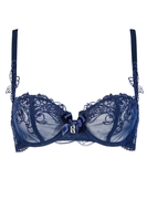 Lise Charmel Halbschalen-BH, senkrechte Naht, Damen, 75B, blau 
