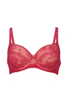 Rosa Faia Bügel-BH, dreigeteilt, Damen, 70C, rot 