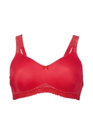 Rosa Faia Soft-BH ohne Bügel, Damen, 75E, rot 