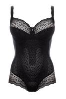 Ulla Body mit Bügel, Damen, 75G, schwarz 