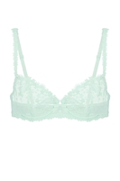 Simone Perele Bügel-BH, Halbschale, Damen, 65E, grün 