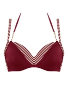Marlies Dekkers Push-Up-Bikini-Oberteil, Damen, 75E, rot 
