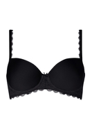 Mey Damenwäsche Spacer-BH, Halbschale, Damen, 75A, schwarz 