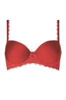 Mey Damenwäsche Spacer-BH, Halbschale, Damen, 75C, rot 