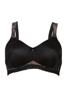 Rosa Faia Soft-BH ohne Bügel, Damen, 75B, schwarz 