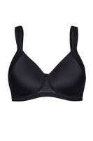 Susa Schalen-BH ohne Bügel, Damen, 75E, schwarz 