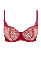 Aubade Halbschalen-BH, Damen, 70F, rot 