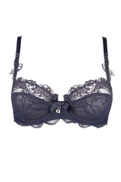 Lise Charmel Halbschalen-BH, Horizontalnaht, Damen, 80D, grau 
