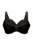 Rosa Faia Bügel-BH, Cup F-J, Damen, 85I, schwarz 