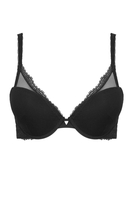Simone Perele Triangel Push-Up-BH, T-back, Damen, 75A, schwarz 