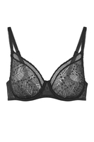 Simone Perele Bügel-BH, gemoldet, Damen, 75H, schwarz 