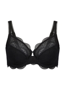 Simone Perele Bügel-BH, extra Halt, Damen, 80G, schwarz 