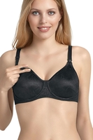 Anita Still-BH mit Bügel, Jacquard, Damen, 70D, schwarz 