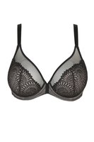 PrimaDonna AuÃenträger-BH, tief dekolletiert, Damen, 80G, schwarz